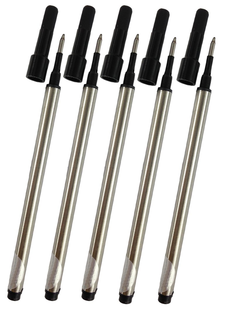 Gullor Spiral Refills Screw Refills Fit Jinhao Rollerball Pen, Black Ink, 0.7mm, Set of 10 PCS - Image 2