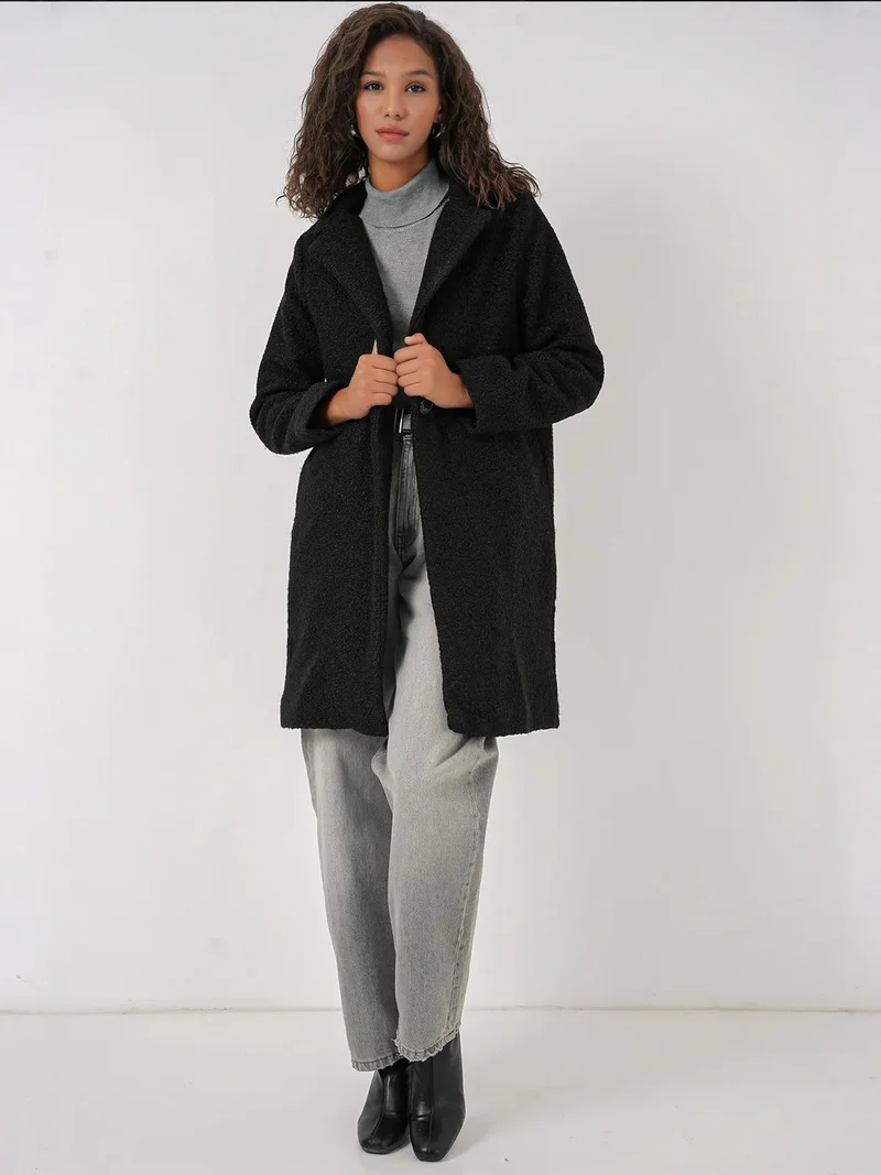 بيغ دارت معطف طويل فاخر كبير الحجم من