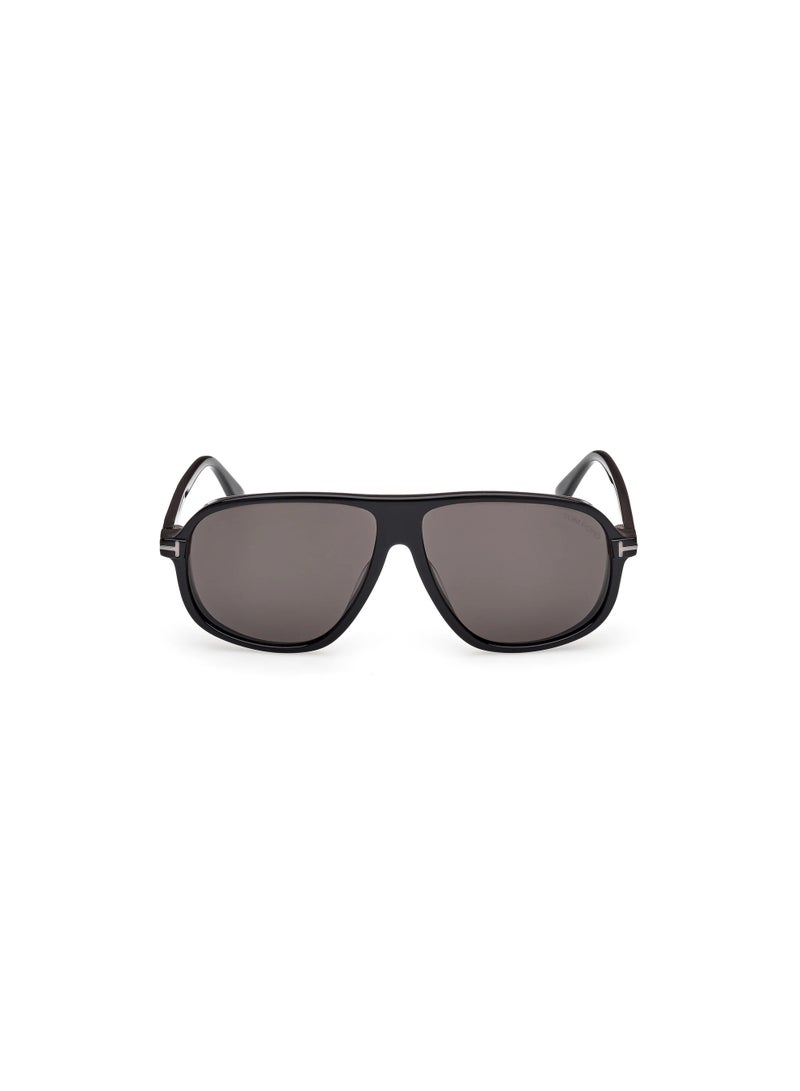 توم فورد نظارات شمسية رجالية من توم فورد، طراز Guillaume FT1208N 01A، بإطار كامل، بتصميم طيار. - Image 3