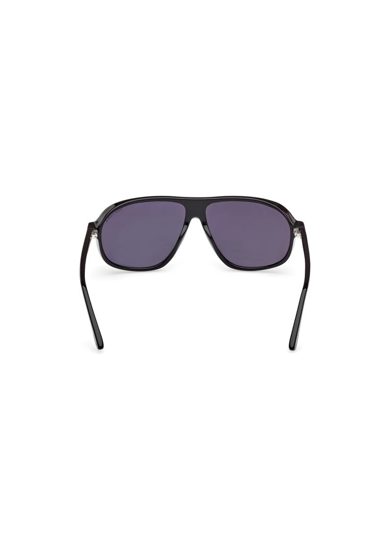 توم فورد نظارات شمسية رجالية من توم فورد، طراز Guillaume FT1208N 01A، بإطار كامل، بتصميم طيار. - Image 4