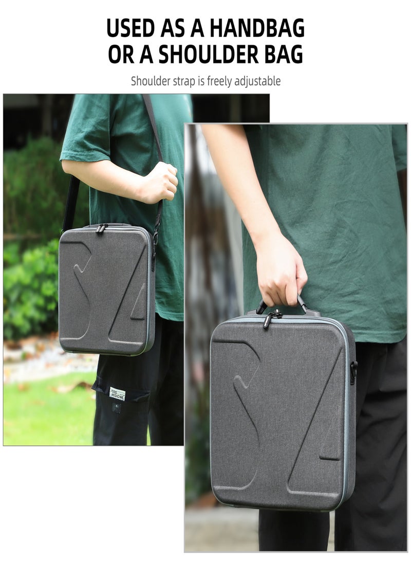 سني لايف حقيبة تخزين محمولة Sunnylife RO-B458، حقيبة سفر صلبة مزودة بمقبض علوي وحزام كتف، بديلة لمثبت الكاميرا DJI RS 3 - Image 4