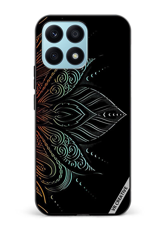 Protective Case Cover For Honor X8a Heena Elements Design Multicolour
