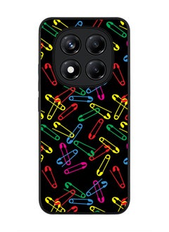 Stylizedd For Xiaomi Redmi Note 14 Pro 5G / X7 5G Case,Slim fit Camera Protection, Shockproof Thin Phone cover  - Safety Pins  - Image 1