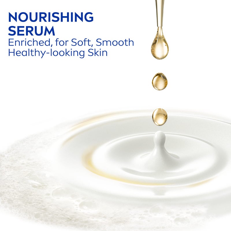 NIVEA Nourishing Care Body Wash with Nourishing Serum, 30 Fl Oz Pump Bottle (Pack of 2) - Image 4