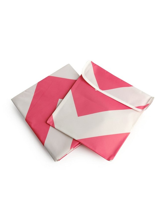 Prince Lionheart Catch All Protective Floor Mat, Orange Chevron - Image 2