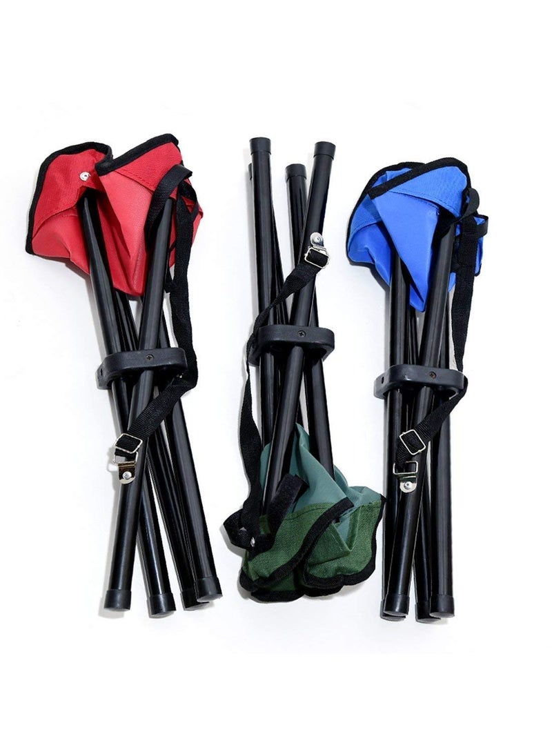 AARSH AARSH Folding Fourpod Stool Portable Four Leg Fishing Stool for Outdoor Camping Multi  - Image 3