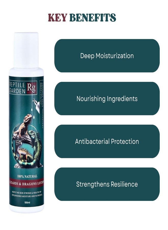 لوشن ريبتايل جاردن للسحالي والتنانين | حافظ على نعومة وترطيب وصحة جلد سحليتك أو تنينك (100 مل) - Image 4