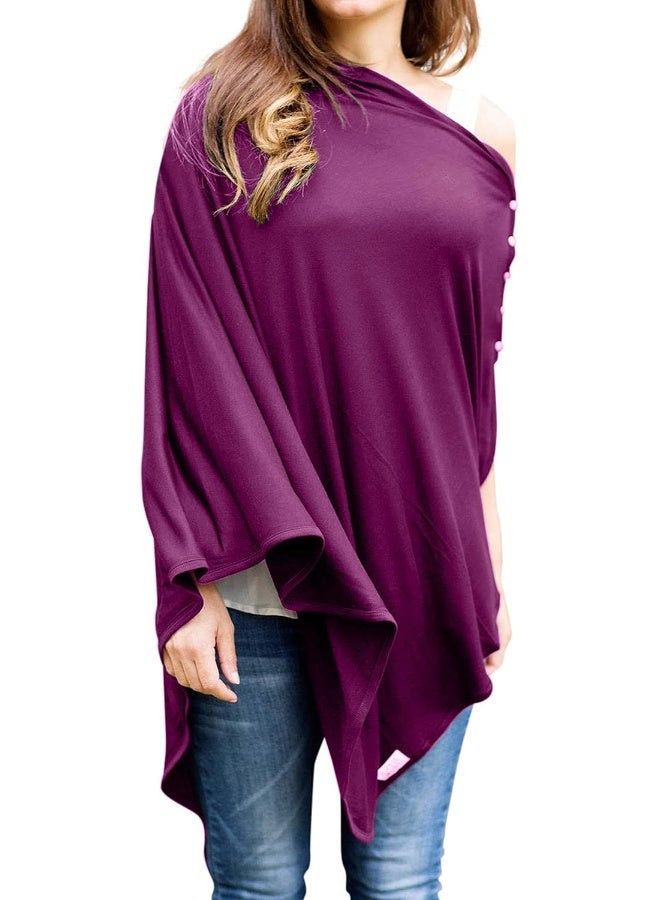 Byrd & Blume Maternity Nursing Cover Breathable Lightweight Breastfeeding Cover Wrap Shawl Scarf Poncho Full 360 - Image 1
