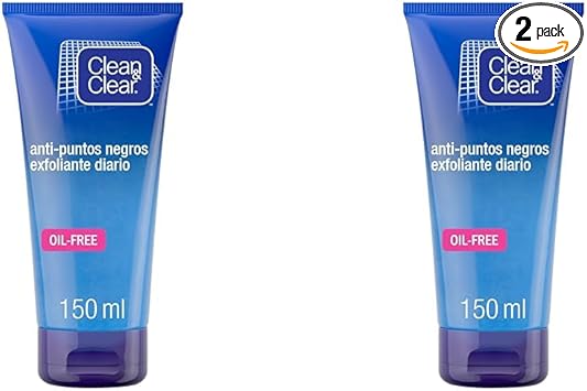 Clean & Clear Clean and Clear Blackhead Clearing Daily Scrub 150ml Pack of 2 - Image 1