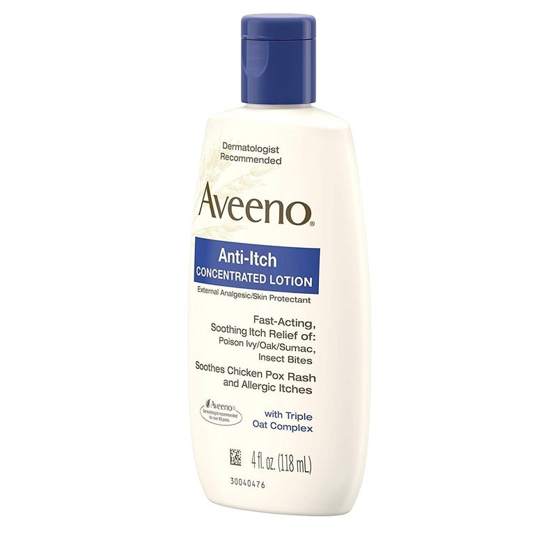 Aveeno Anti-Itch Concentrated Lotion, 4-Ounce Bottles (Pack of 3) - Image 5