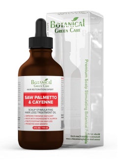 Saw Palmetto and Cayenne Scalp Oil For Hair Growth, Hair Loss Serum