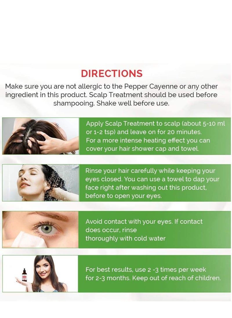 botanical green care - Saw Palmetto and Cayenne Scalp Oil For Hair Growth, Hair Loss Serum - Image 1