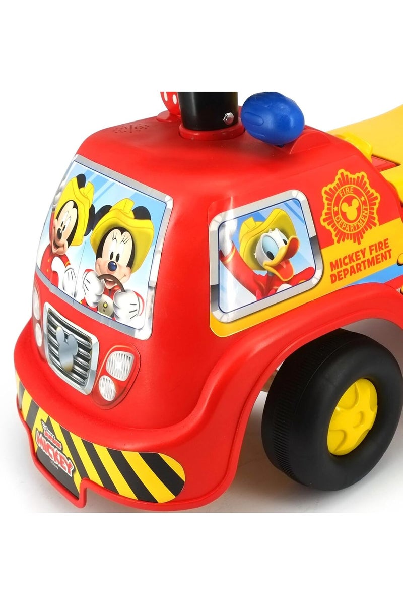 Kiddieland Disney Lights N' Sounds My First Mickey Fire Truck Ride-On - Image 5