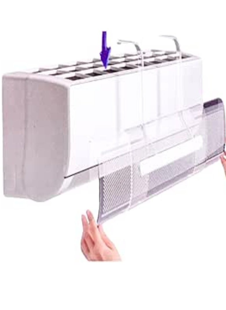 Beauenty Adjustable Split Air Conditioner Deflector, Air Conditioner Wind Shield, Air Conditioner Baffle, No Direct Blowing  - Image 1