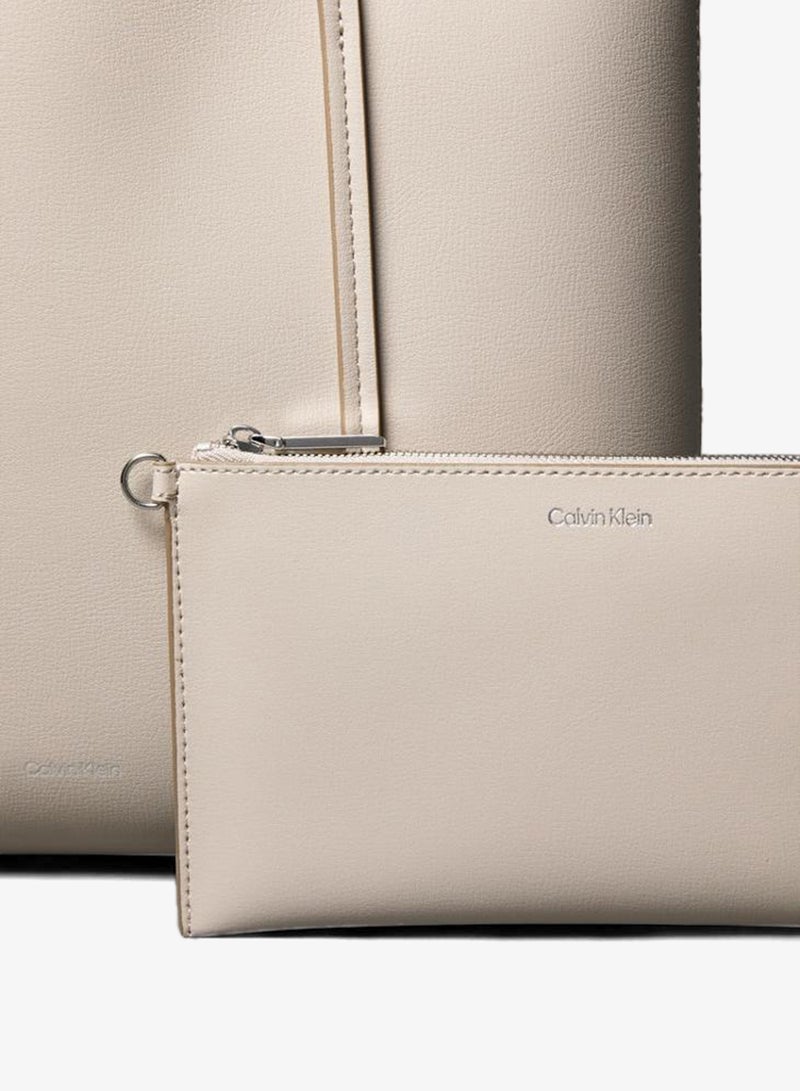 CALVIN KLEIN Logo Foil Small Tote - Image 3
