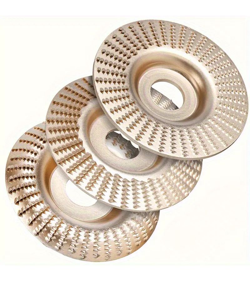 6Pcs Wood Carving Disc Set Sanding Polishing Wheels with 5/8 Inch Mandrel for Angle Grinder - Image 4