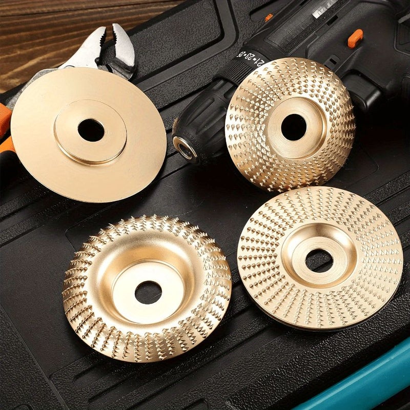 6Pcs Wood Carving Disc Set Sanding Polishing Wheels with 5/8 Inch Mandrel for Angle Grinder - Image 5