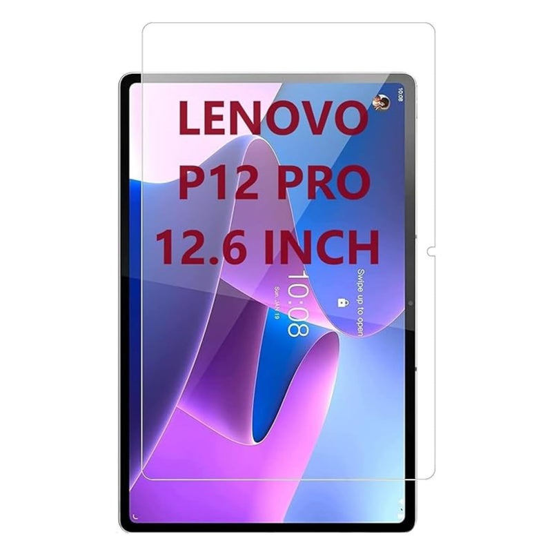 SPCORE Tempered Glass Screen Protector Compatible With Lenovo Tab P12 Pro (TB-Q706F / TB-Q706Z) (12.6 inch) For Tablet (Pack Of 1) - Image 1