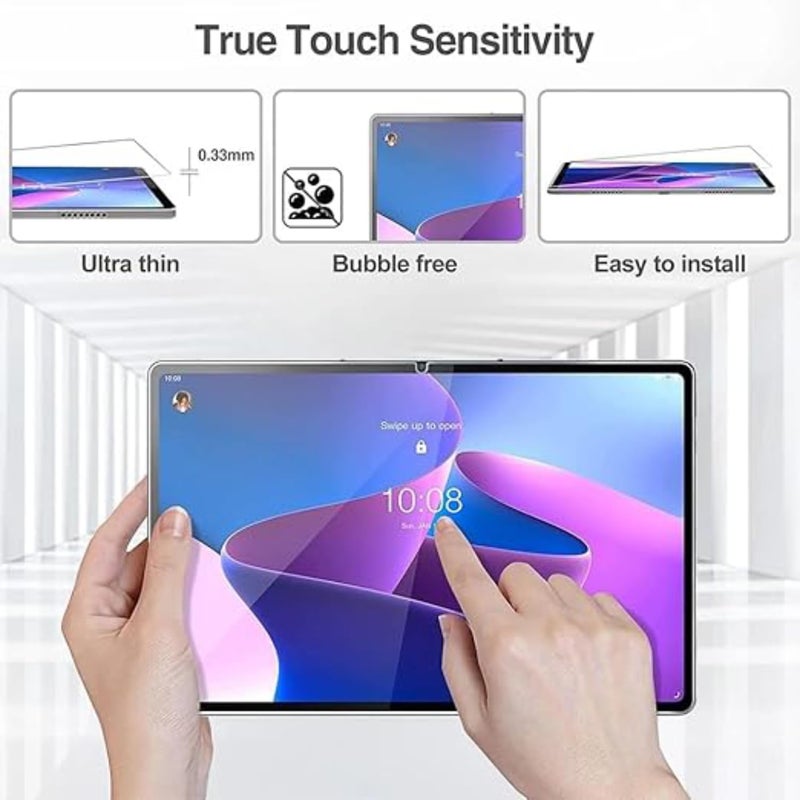 SPCORE Tempered Glass Screen Protector Compatible With Lenovo Tab P12 Pro (TB-Q706F / TB-Q706Z) (12.6 inch) For Tablet (Pack Of 1) - Image 4