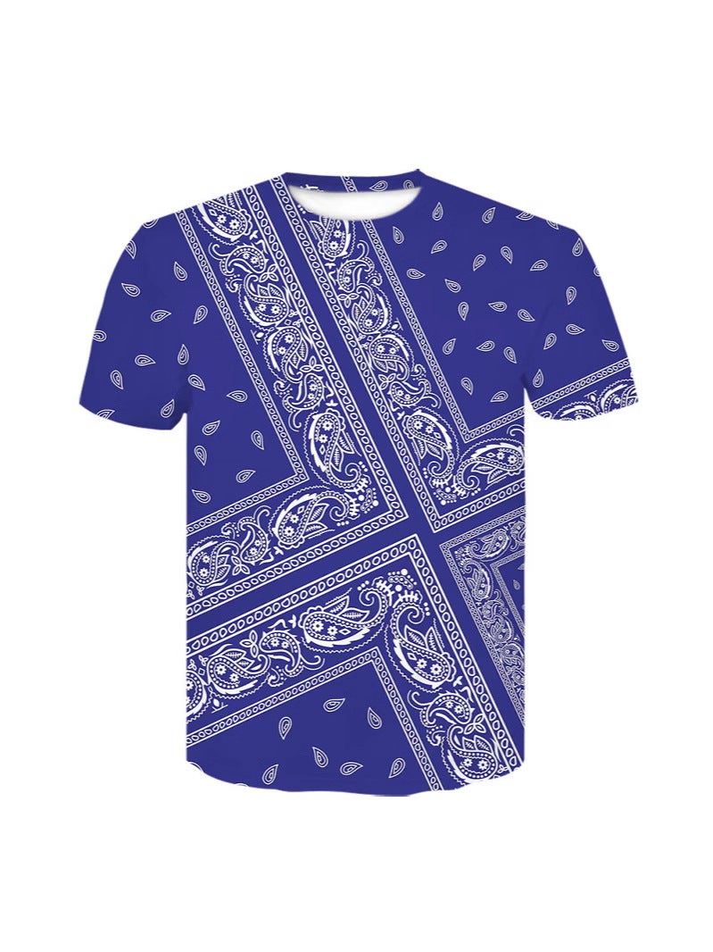 2023 Vortex Vertigo Science Fiction 3D Printing Men'S Short Sleeve T-Shirt Pattern - Image 3