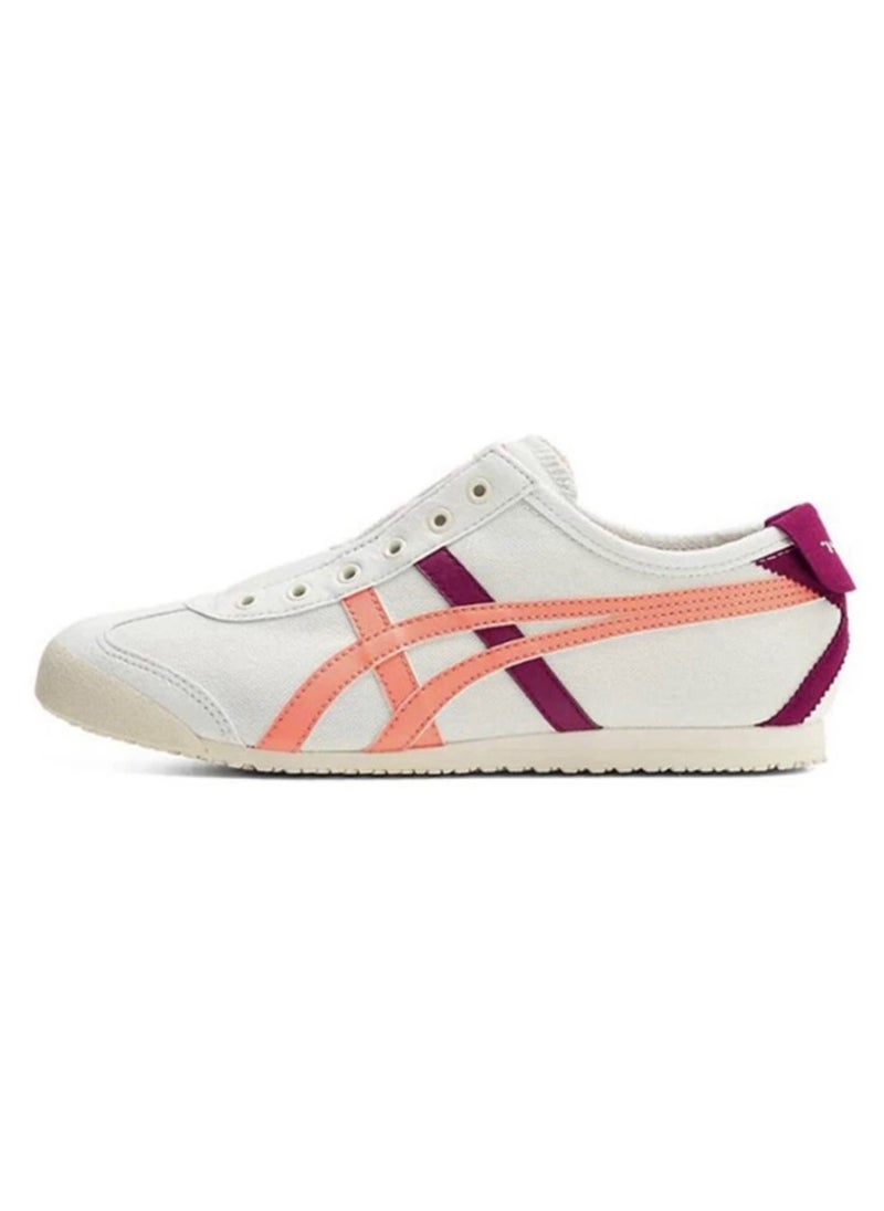 Onitsuka Tiger MEXICO 66 Slip-On Canvas Casual Shoes White/Pink/Purple  - Image 2