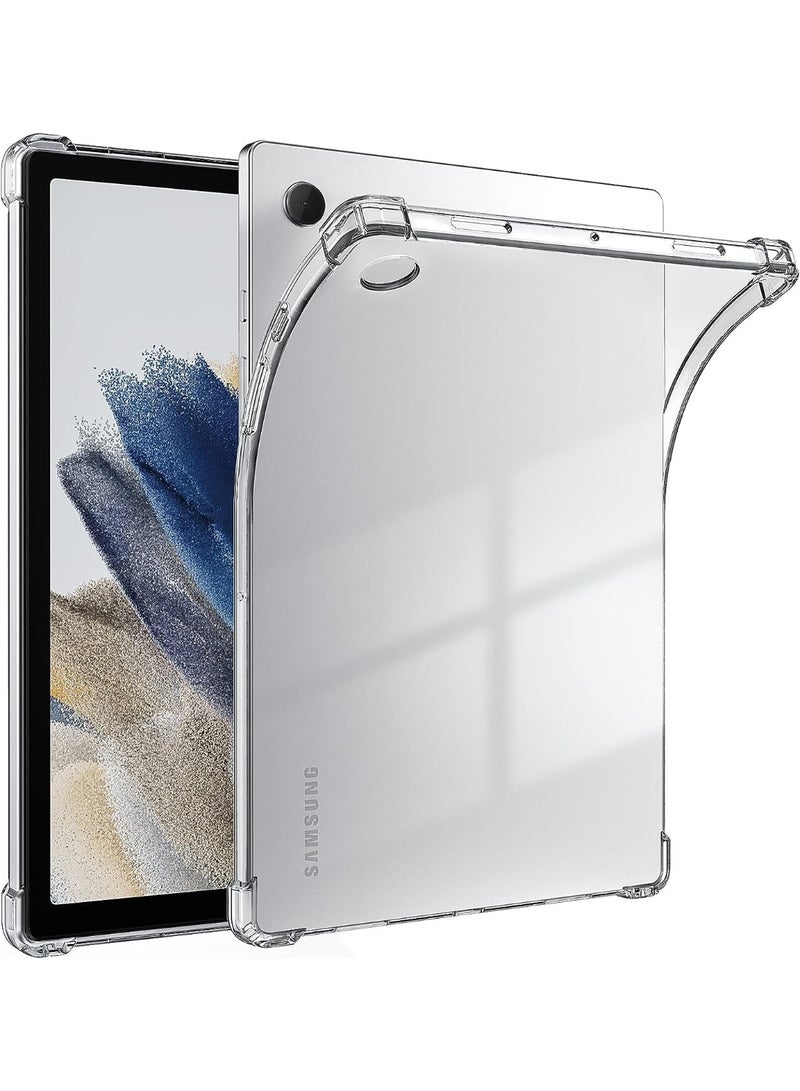 for Lenovo Tab One / K9 8.7 inch 2-In-1 Thin Soft Tablet Protective Case, Anti Drop Protection, Anti Fingerprint, Durable, Easy To Clean And Install, Frosted Protective Case+Transparent Four Corner Anti Drop Protective Case（black+Clear） - Image 2