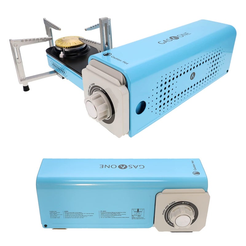 GasOne GS-8300 - Camp Stove Compact Butane Stove with Carrying Case - Foldable Portable Stove - Image 1