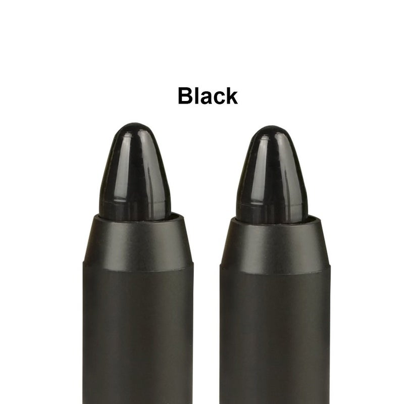 Joyous Professional Hair Chalk Temporary Hair Dye Non-toxic Hair Color Crayon Cover White Hair Color Patch (2packs-black-black) - Image 2