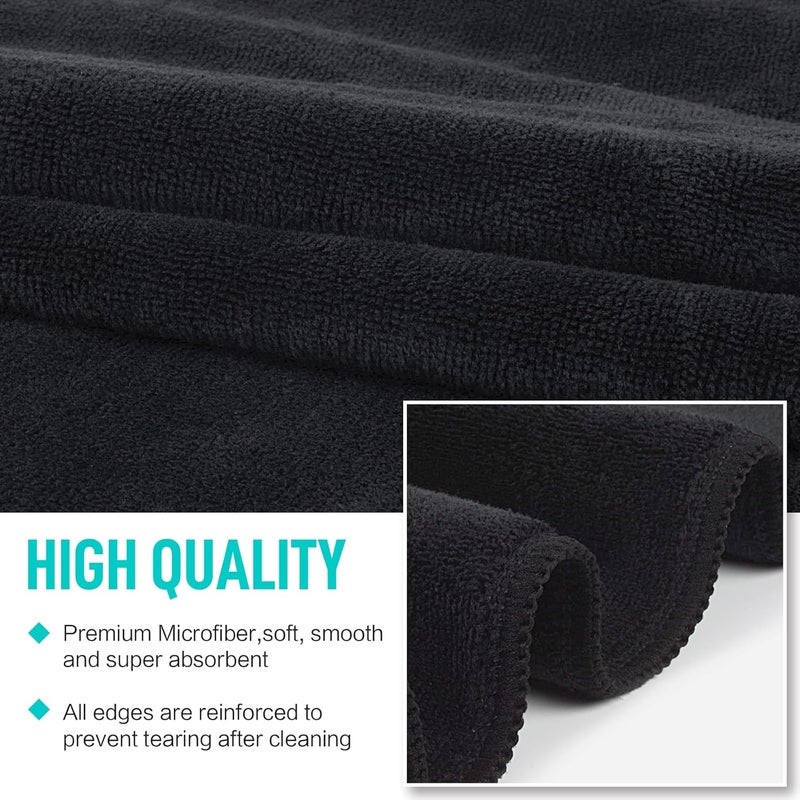 Sinland Microfiber Gym Towels Sports Fitness Workout Sweat Towel Super Soft and Absorbent 3 Pack 16 Inch X 32 Inch - Image 3