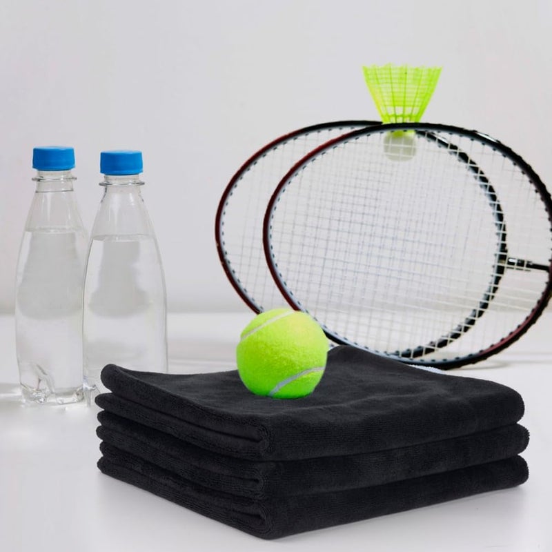 Sinland Microfiber Gym Towels Sports Fitness Workout Sweat Towel Super Soft and Absorbent 3 Pack 16 Inch X 32 Inch - Image 5