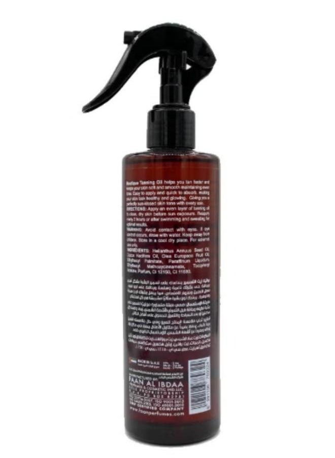 BOUTIQUE Bronzing tanning oil with coconut oil 250 ml  - Image 2