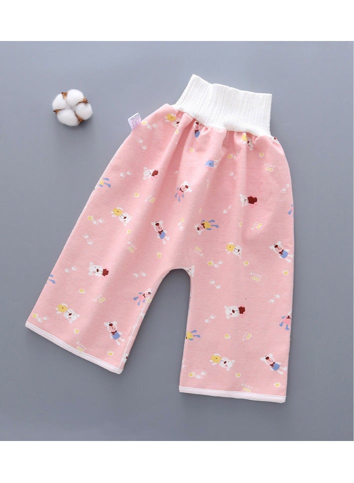 Toddler Training Waterproof Diaper pants For Baby Pink