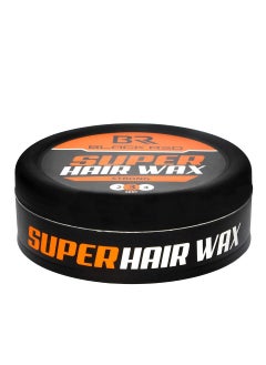 Black Red Strong Hold Hair Styling Wax Orange 150ml  - Image 2