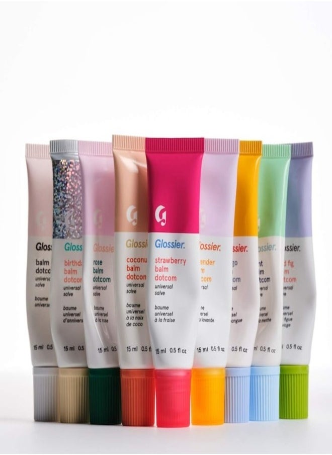 Glossier - Glossier Balm Dotcom Universal Lip Balm & Skin Salve, Wild Fig 15ml - Hydrating & Multipurpose - Image 1