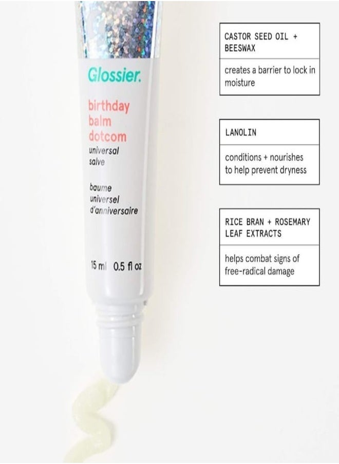 Glossier - Glossier Balm Dotcom Universal Lip Balm & Skin Salve, Wild Fig 15ml - Hydrating & Multipurpose - Image 1