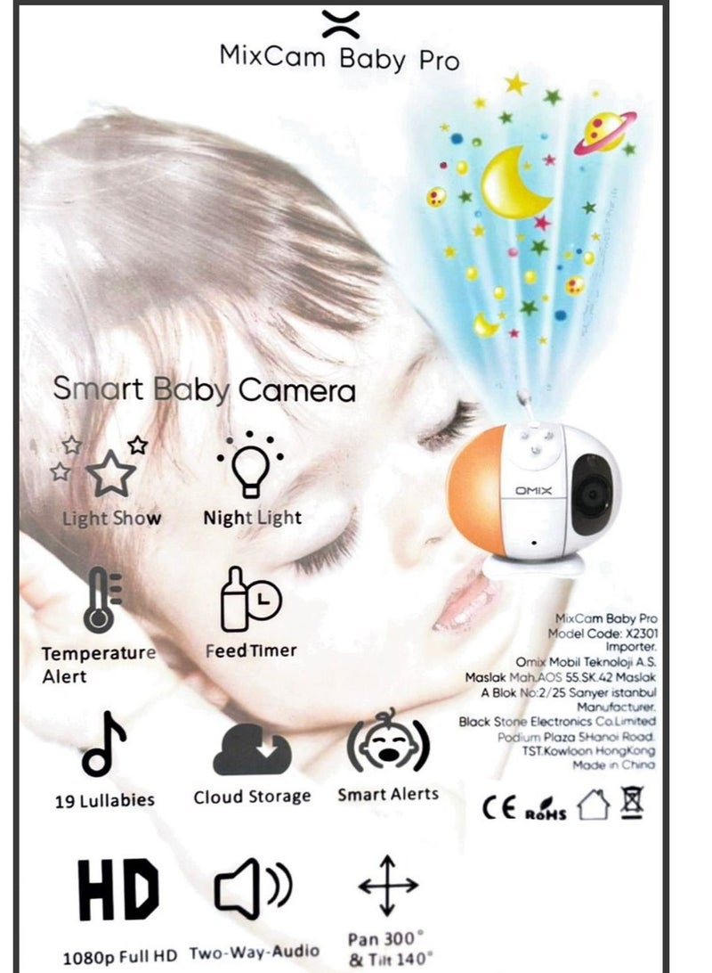 OMIX MixCam Baby Pro  Smart Baby Camera - Image 2