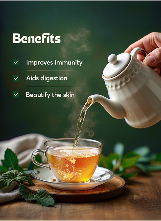 Sublimates Cordyceps Brown Rice Tea - 20 Sachets | Premium Tea | Nutrient-Rich | Vietnamese Brown Rice Tea, Easy to Brew