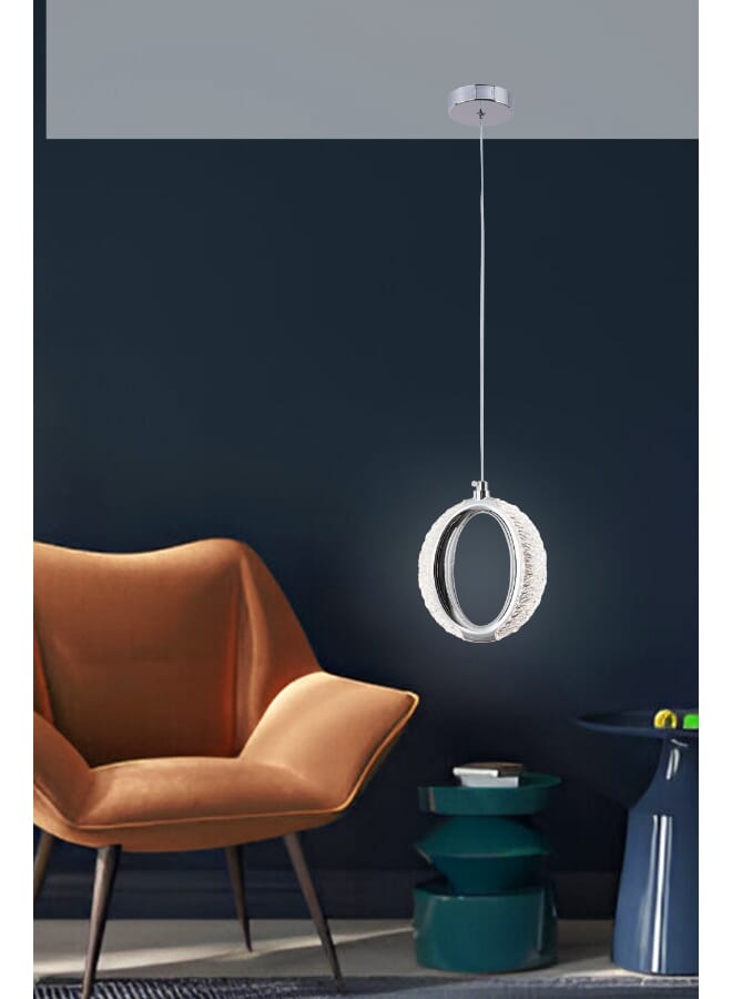 بيست باور مصباح سقف معلق LED مودرن 9894 – 7 واط، بثلاثة أوضاع إضاءة، قاعدة 10 سم، وسلك قابل للتعديل حتى 180 سم – أنيق للمطبخ أو غرفة الطعام والمعيشة - Image 2