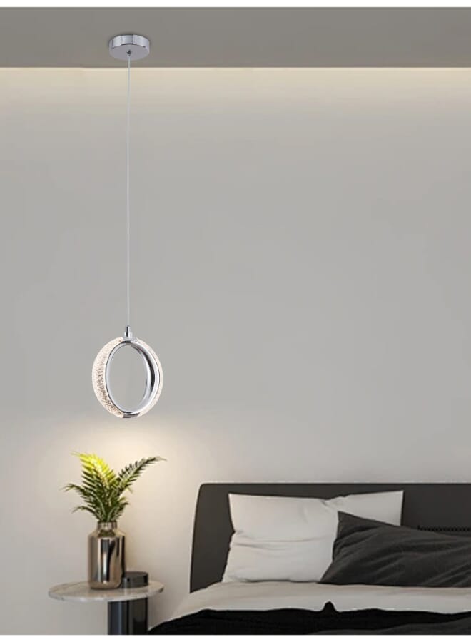 بيست باور مصباح سقف معلق LED مودرن 9894 – 7 واط، بثلاثة أوضاع إضاءة، قاعدة 10 سم، وسلك قابل للتعديل حتى 180 سم – أنيق للمطبخ أو غرفة الطعام والمعيشة - Image 1