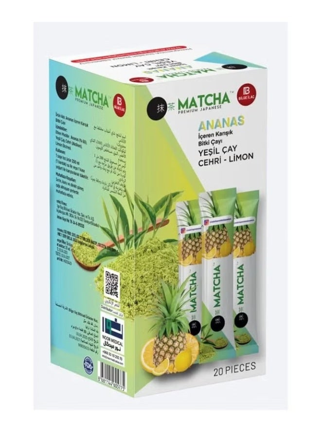 Premium Japanese Matcha with Pineapple Flavor