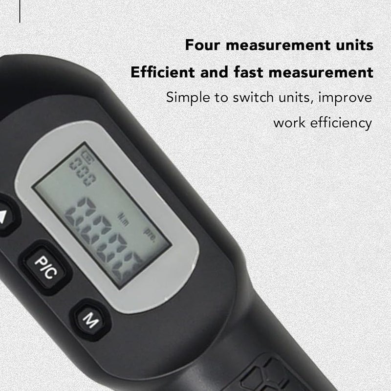 مفك براغي رقمي عزم الدوران من 0.4 إلى 4 نيوتن متر قابل للتعديل بشاشة LCD مضاءة و 10 بت - Image 5