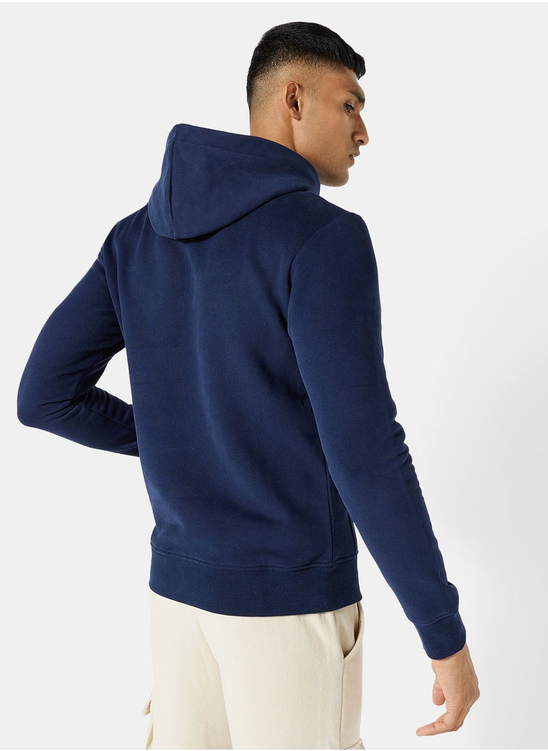 JACK & JONES - Premium Logo Regular Fit Hoodie - Image 1