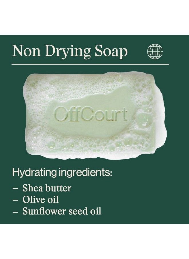 OffCourt Exfoliating Body Soap Deep Cleansing And Best Exfoliating Soap For Men And Women. Nondrying Bar And Medium Strength Fresh Fig Leaves Scent. For All Skin Types (5Oz 1 Pack)  - Image 3