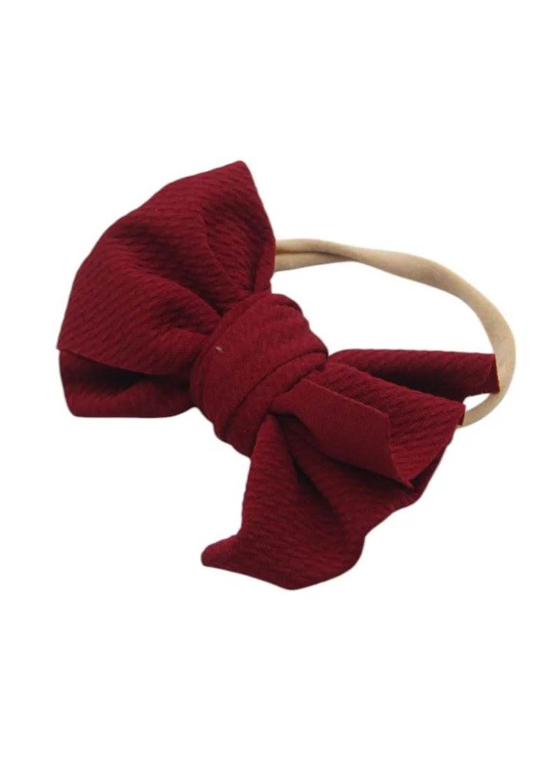 D'Daniela Maria Glasses  and Headband Set For Babies and Girls Dark Red
