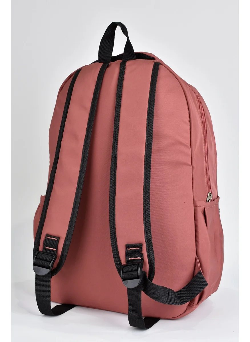 Elatae Girl Child Teen Multi-Eye Daily Travel School Backpack Dusty Rose 51498