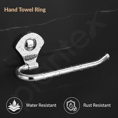 Plantex Royal Stainless Steel Napkin Holder for Wash Basin/Towel Ring/Napkin Holder/Bathroom Accessories (Chrome) - Image 5