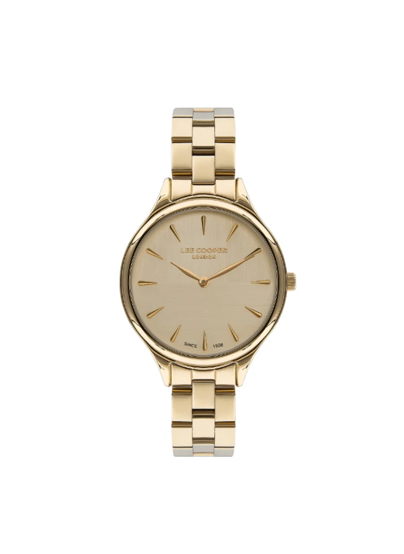 Lee Cooper Women's Analog Round Shape Metal Wrist Watch LC07568.110 - 36 Mm