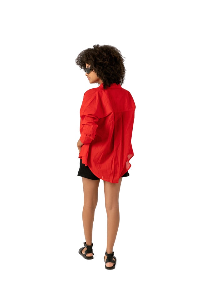 Marco Bergamo - Button Front Plain Blouse - Image 1