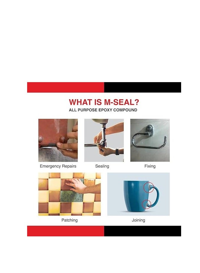 M-Seal مركب الإيبوكسي متعدد الأغراض Pidilite M Seal 100 جرام - Image 2