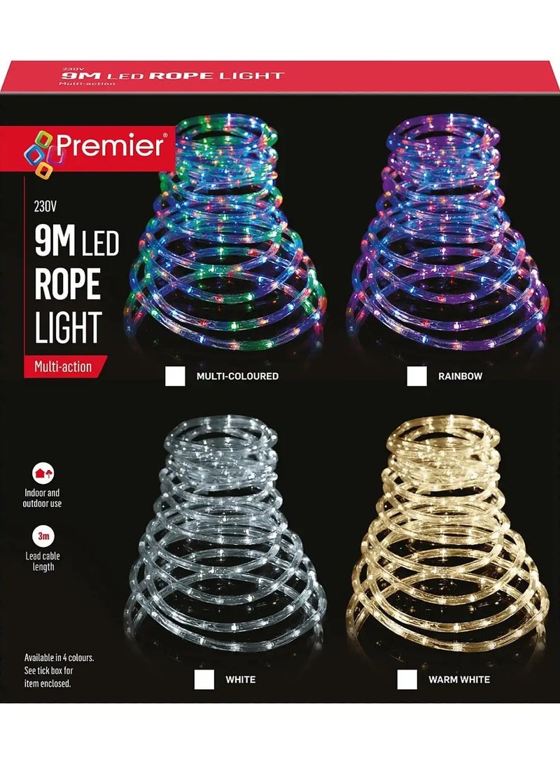 Premier Multi Action LED Rope Light (9 m, Multicolor) - Image 1